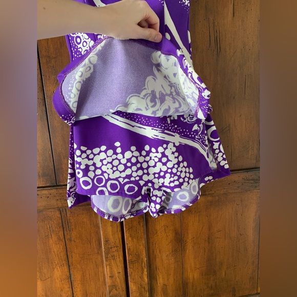 Vintage | Jantzen Retro One-piece Skirted Swimsuit XS - Picture 4 of 6